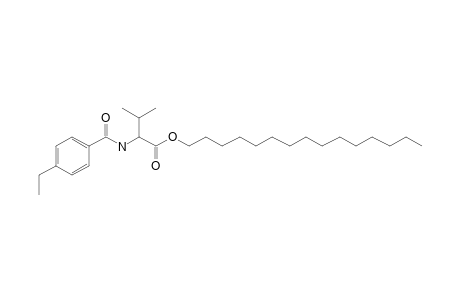 L-Valine, N-(4-ethylbenzoyl)-, pentadecyl ester