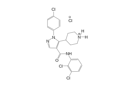 piperidinium, 4-[1-(4-chlorophenyl)-4-[[(2,3-dichlorophenyl)amino]carbonyl]-1H-pyrazol-5-yl]-, chloride