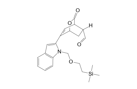 5-endo-Carboxyaldehyde-7-[1-[2-(trimethylsilyl)ethoxymethyl]indol-2-yl]-3-oxo-2-oxabicyclo[2.2.2]oct-7-ene