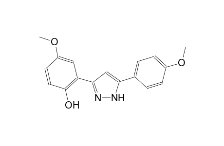 4-methoxy-2-[5-(4-methoxyphenyl)-1H-pyrazol-3-yl]phenol
