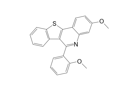3-Methoxy-6-(2-methoxyphenyl)-11-thia-5-azabenzo[a]fluorene