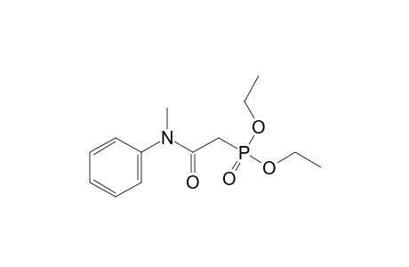 [(N-methyl-N-phenylcarbamoyl)methyl]phosphonic acid, diethyl ester