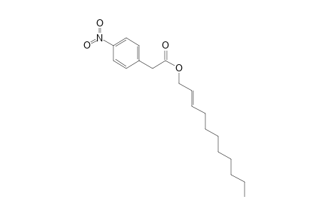 Benzeneacetic acid, 4-nitro-, undec-2-en-1-yl ester