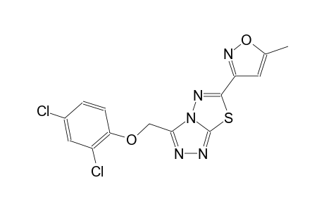 [1,2,4]triazolo[3,4-b][1,3,4]thiadiazole, 3-[(2,4-dichlorophenoxy)methyl]-6-(5-methyl-3-isoxazolyl)-