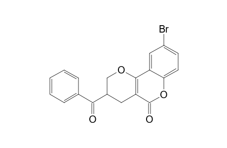 3-BENZOYL-9-BROMO-3,4-DIHYDRO-2H,5H-1-BENZOPYRANO-[4,3-B]-PYRAN-5-ONE
