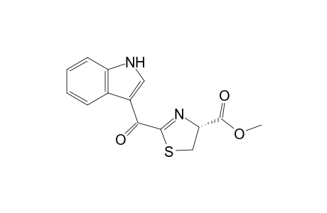 (4R)-2-(1H-indole-3-carbonyl)-2-thiazoline-4-carboxylic acid methyl ester