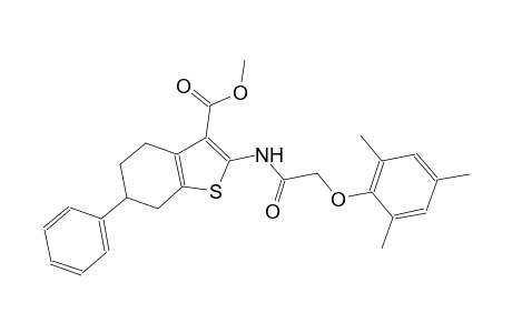 methyl 2-{[(mesityloxy)acetyl]amino}-6-phenyl-4,5,6,7-tetrahydro-1-benzothiophene-3-carboxylate