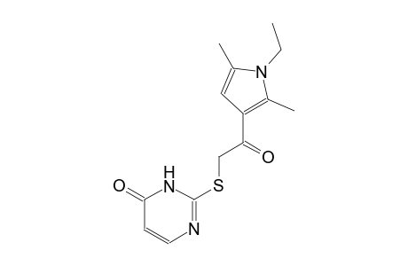 4(3H)-pyrimidinone, 2-[[2-(1-ethyl-2,5-dimethyl-1H-pyrrol-3-yl)-2-oxoethyl]thio]-