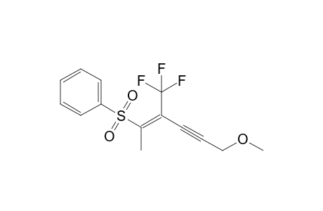 [(Z)-5-methoxy-1-methyl-2-(trifluoromethyl)pent-1-en-3-ynyl]sulfonylbenzene