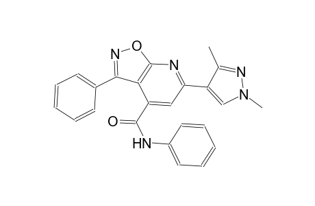 isoxazolo[5,4-b]pyridine-4-carboxamide, 6-(1,3-dimethyl-1H-pyrazol-4-yl)-N,3-diphenyl-