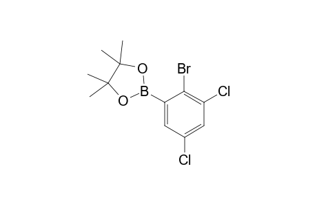 2-(2-Bromo-3, 5-dichlorophenyl)-4, 4, 5, 5-tetramethyl-1, 3, 2-dioxaborolane