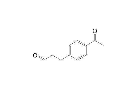 3-(4-Acetylphenyl)propanal