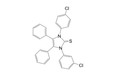 1-(3-Chlorophenyl)-3-(4-Chlorophenyl)-4,5-diphenyl-1H-imidazole-2(3H)-thione