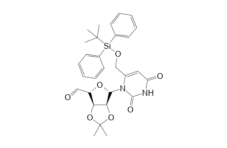 6-[(tert-Butyldiphenylsilanoxy)methyl]-5'-deoxy-2',3'-O-isopropylideneuridine 5'-oxo