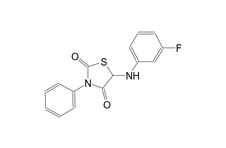 5-(3-fluoroanilino)-3-phenyl-1,3-thiazolidine-2,4-dione