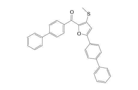 [3-(methylthio)-5-(4-phenylphenyl)-2-furanyl]-(4-phenylphenyl)methanone