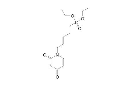 N-(1)-[(E)-5-DIETHOXYPHOSPHONYLPENT-2-ENYL]-URACIL