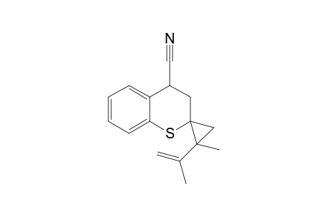 4-Cyano-2'-isopropenyl-2'-methylspiro[3,4-dihydro-2H]-[1]benzothiopyran-2,1'-cycloproopane]