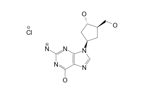 (1S,2R,4R)-4-(9H-GUANIN-9-YL)-2-(HYDROXYMETHYL)-CYCLOPENTAN-1-OL-HYDROCHLORIDE