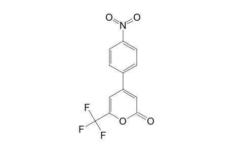 4-(4-Nitrophenyl)-6-(trifluoromethyl)-2H-pyran-2-one