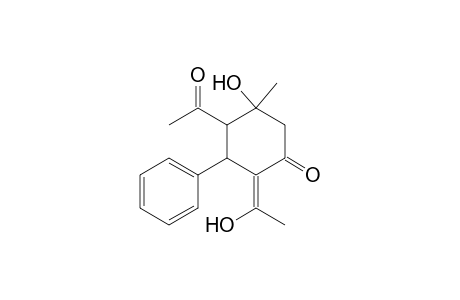 (2Z)-4-Acetyl-5-hydroxy-2-(1-hydroxyethylidene)-5-methyl-3-phenylcyclohexanone