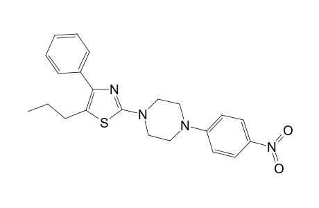 1-(4-Nitrophenyl)-4-(4-phenyl-5-propyl-1,3-thiazol-2-yl)piperazine
