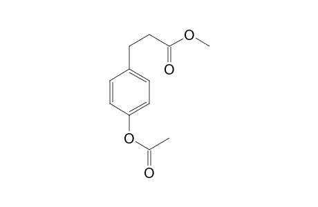 4-(Acetyloxy)benzenepropanoic acid methyl ester