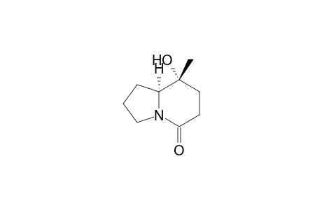 (8R,8aS)-8-hydroxy-8-methyl-1,2,3,6,7,8a-hexahydroindolizin-5-one