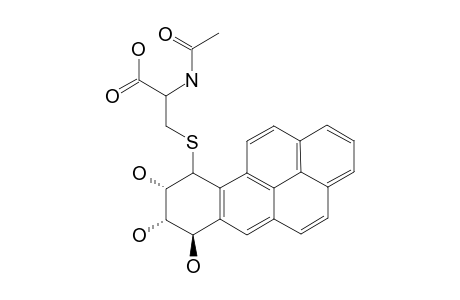 10-(N-ACETYL-CYSTEINYL)-7,8,9-TRIHYDROXY-7,8,9,10-TETRAHYDROBENZO-[A]-PYRENE;ISOMER-1;BPDE-10-NAC