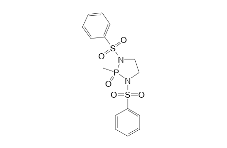 1,3-DIPHENYLSULFONYL-2-OXO-2-METHYL-1,3,2-DIAZAPHOSPHOLIDINE