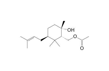 Cyclohexanemethanol, 6-hydroxy-2,2,6-trimethyl-3-(3-methyl-2-butenyl)-, .alpha.-acetate, (1.alpha.,3.beta.,6.beta.)-(.+-.)-