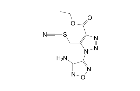 1-(4-Amino-furazan-3-yl)-5-thiocyanatomethyl-1H-[1,2,3]triazole-4-carboxylic acid ethyl ester