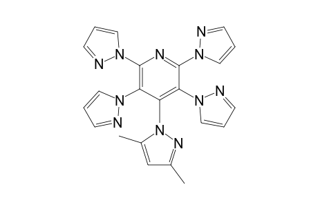 2,3,5,6-Tetrakis(pyrazol-1'-yl)-4-(3,5-dimethylpyrazol-1'-yl)pyridine