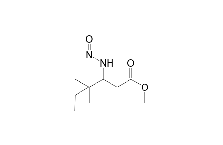 N-Nitroso-3-amino-4,4-dimethyl-hexanoic acid methyl ester