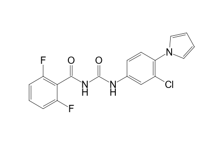 Benzamide, N-[[[3-chloro-4-(1H-pyrrol-1-yl)phenyl]amino]carbonyl]-2,6-difluoro-