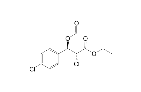 Ethyl 2-chloro-3-(formyloxy)-3-(p-chlorophenyl)propanoate
