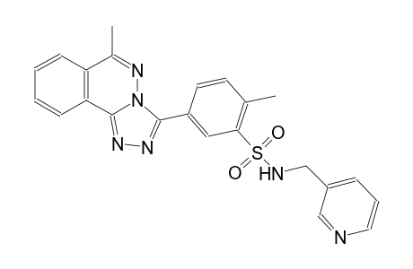 2-methyl-5-(6-methyl[1,2,4]triazolo[3,4-a]phthalazin-3-yl)-N-(3-pyridinylmethyl)benzenesulfonamide