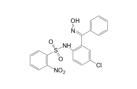 2'-benzoyl-4'-chloro-2-nitrobenzenesulfonanilide, oxime