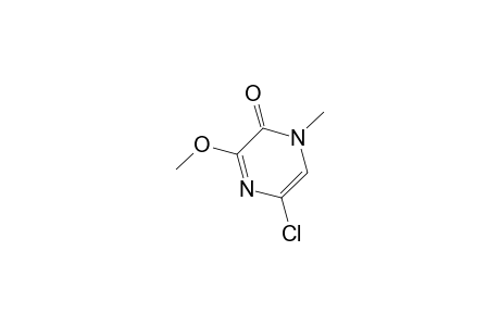 5-Chloranyl-3-methoxy-1-methyl-pyrazin-2-one