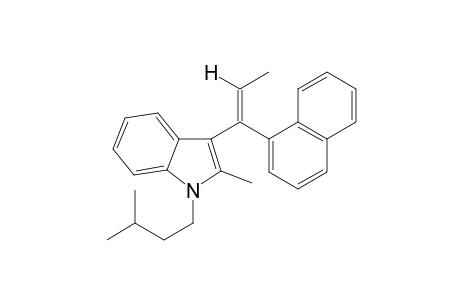 1-iso-Pentyl-2-methyl-3-(1-naphthyl-1-propen-1-yl)-1H-indole II
