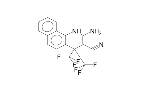 2-AMINO-3-CYANO-4,4-BIS(TRIFLUOROMETHYL)-1,4-DIHYDROBENZO[H]QUINOLINE