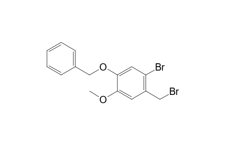 1-Benzoxy-5-bromo-4-(bromomethyl)-2-methoxy-benzene