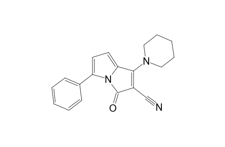 3-keto-5-phenyl-1-piperidino-pyrrolizine-2-carbonitrile
