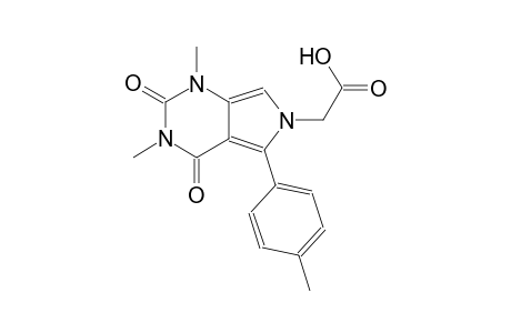 [1,3-dimethyl-5-(4-methylphenyl)-2,4-dioxo-1,2,3,4-tetrahydro-6H-pyrrolo[3,4-d]pyrimidin-6-yl]acetic acid