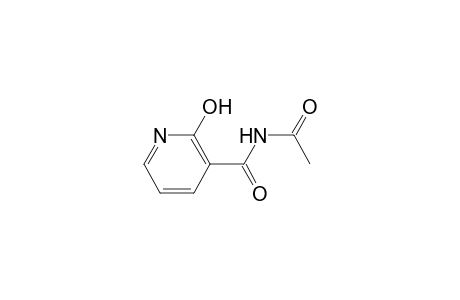 3-Pyridinecarboxamide, N-acetyl-1,2-dihydro-2-oxo-
