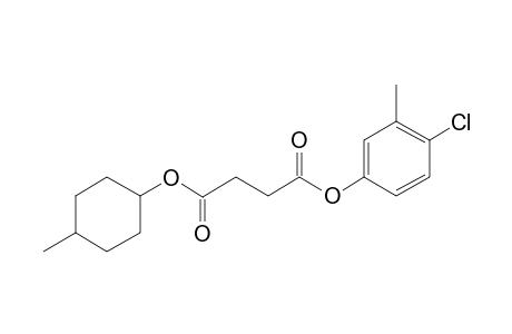 Succinic acid, 4-chloro-3-methylphenyl cis-4-methylcyclohexyl ester