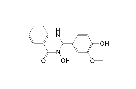 3-hydroxy-2-(4-hydroxy-3-methoxyphenyl)-2,3-dihydro-4(1H)-quinazolinone