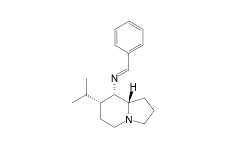 (7R,8S,8aS)-8-(Benzylideneamino)-7-isopropylindolizidine