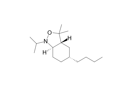 rac-(3aR,5R,7aR)-5-butyl-1-isopropyl-3,3-dimethyloctahydrobenzo[c]isoxazole