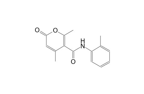 4,6-dimethyl-N-(2-methylphenyl)-2-oxo-2H-pyran-5-carboxamide